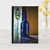 Blau, Karte (Gelbe Blume)