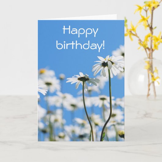 Blau Karte (Gelbe Blume)