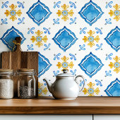 Blau-Keramik-Kachel aus mediterranem Kunsthandwerk Fliese