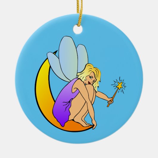 BLAU KERAMIK ORNAMENT (Vorne)