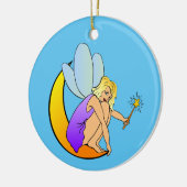 BLAU KERAMIK ORNAMENT (Links)