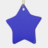 Blau Keramikornament (Links)