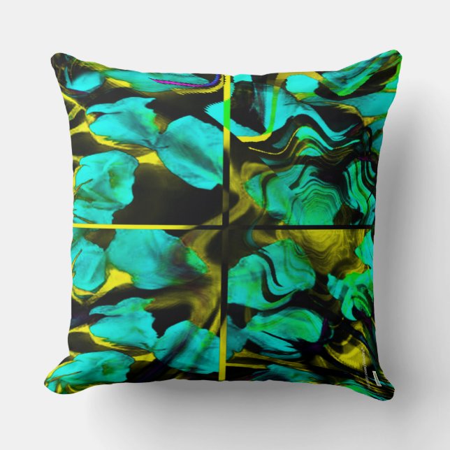 Blau Kissen (Vorderseite)