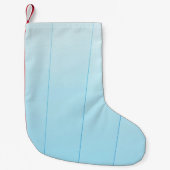 Blau Kleiner Weihnachtsstrumpf (Vorderseite)