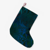 blau kleiner weihnachtsstrumpf (Vorderansicht (hängend))