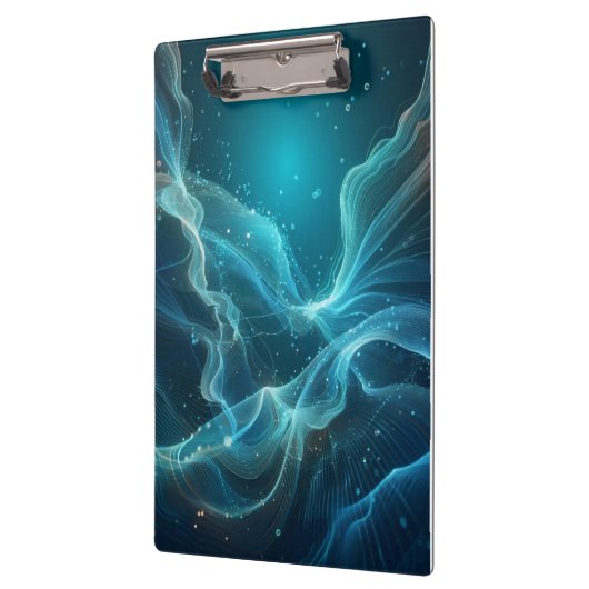 Blau Klemmbrett (Links)