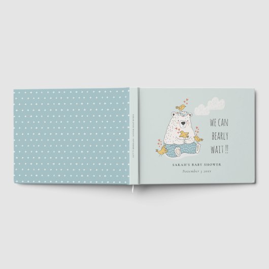 Blau können wir frühzeitig abwarten Bärenbraun Bab Gästebuch (Voll)