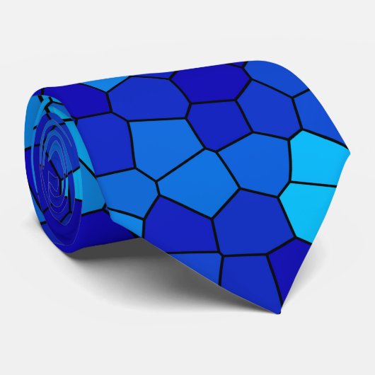 BLAU KRAWATTE (Gerollt)