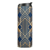 BLAU & KUPER ART DECO-MUSTER THERMOSBECHER (Nach links gedreht)
