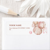 Blau Küste Chic Blush Rosa Seashell (Insitu)