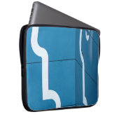 Blau Laptopschutzhülle (Vorne Rechts)