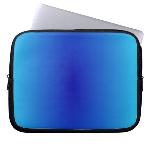 Blau Laptopschutzhülle (Vorderseite)