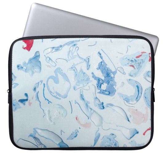 Blau Laptopschutzhülle (Vorderseite)