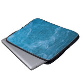 Blau Laptopschutzhülle (Vorne Knopf)