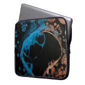 Blau Laptopschutzhülle (Vorderseite Links)