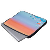 Blau Laptopschutzhülle (Vorne Knopf)