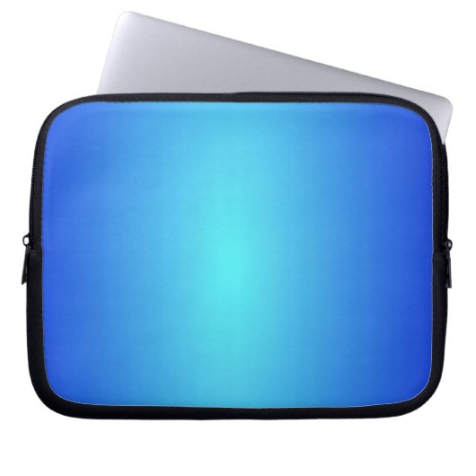 Blau Laptopschutzhülle (Vorderseite)