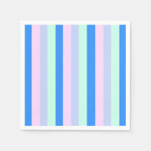 Blau, Lavendel, Rosa und Pastellfarben Grüne Strei