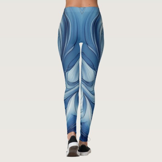Blau Leggings (Rückseite)