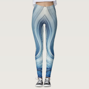 Blau Leggings