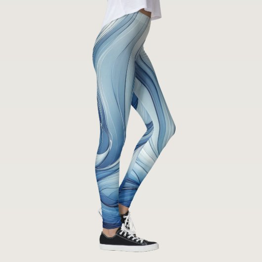 Blau Leggings (Rechts)