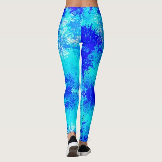 Blau Leggings (Rückseite)