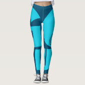 Blau Leggings (Vorderseite)