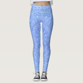 Blau Leggings