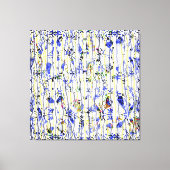 blau leinwanddruck (Vorderseite)