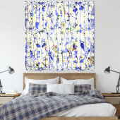 blau leinwanddruck (Insitu (Schlafzimmer))