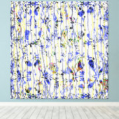 blau leinwanddruck (Insitu (Holzboden))