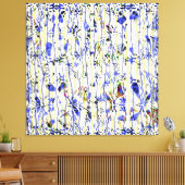 blau leinwanddruck (Insitu (Wohnzimmer))