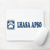 Blau Lhasas Apso Mousepad (Mit Mouse)