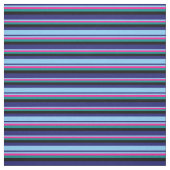 Blau, Light Sky Blue, Deep Pink, Dark Cyan & Black Stoff (Muster)