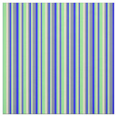Blau, Light Slate Grau, Tan & Light Green farbig Stoff (Muster)