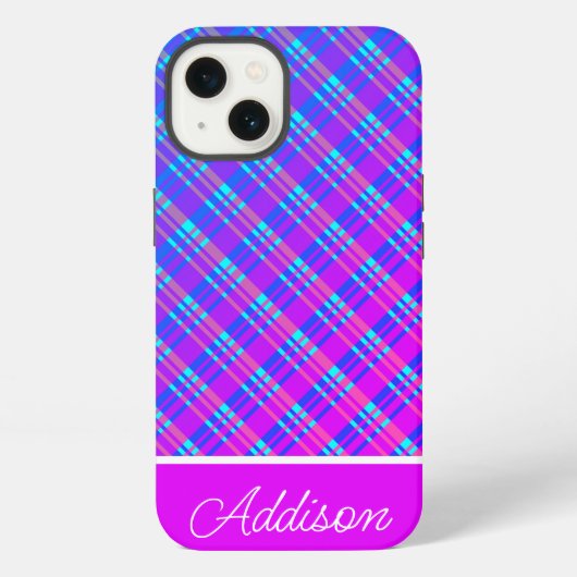 Blau-lila Farbverlauf Case-Mate iPhone-Hülle iPhone Hülle (Rückseite)