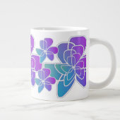 Blau Lila Jumbo-Tasse (Rechts)