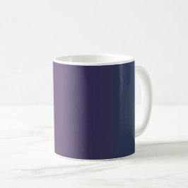 Blau Lila Ombre - Elegante Gradient-Tasse Kaffeetasse