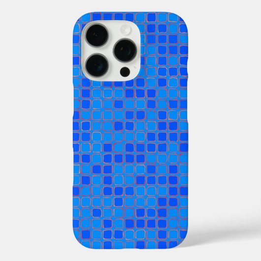 Blau Lila rosa Einzigartiger Cooler Chic Case-Mate iPhone Hülle (Rückseite)