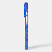 Blau Lila rosa Einzigartiger Cooler Chic Case-Mate iPhone Hülle (Rückseite / Links)