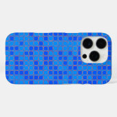 Blau Lila rosa Einzigartiger Cooler Chic Case-Mate iPhone Hülle (Rückseite (Horizontal))