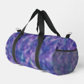 Blau Lila rosa Einzigartiger Cooler Chic Duffle Bag (Rechte Ecke)