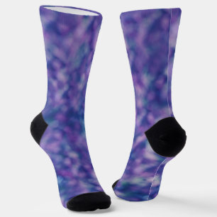 Blau Lila rosa Einzigartiger Cooler Chic Socken