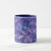 Blau Lila rosa Einzigartiger Cooler Chic Tasse (Zentrum)