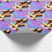 blau lila sagen, was Packpapier (Ecke)