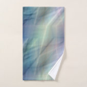 blau lila und grün abstrakt badhandtuch set (Handtuch)