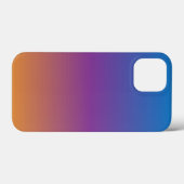 Blau, Lila und Orangen Gradient Case-Mate iPhone Hülle (Rückseite (Horizontal))