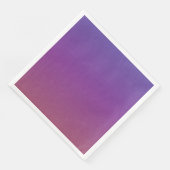 Blau, Lila und Orangen Gradient Serviette (Ecke)