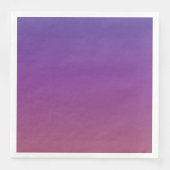 Blau, Lila und Orangen Gradient Serviette (Vorderseite)