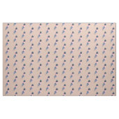 Blau, Lila und rosa Boho Feather mit Beige Stoff (Yard (91,4 cm))
